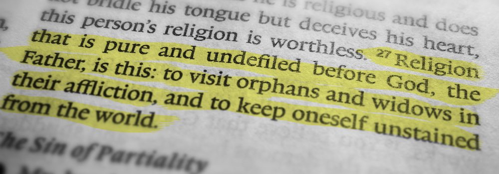 what god says about widows and orphans