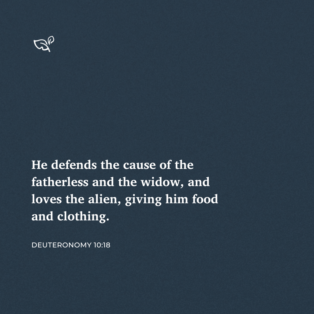 Deuteronomy 10:18